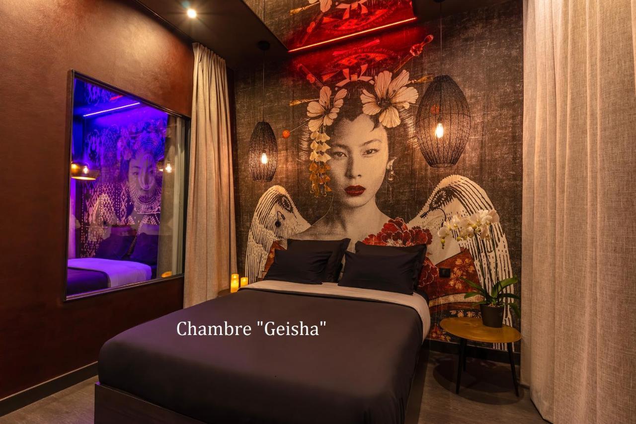 Love hôtel Avec Nuit Insolite Au Dandy Et Jacuzzi Privatise (adults Only) *